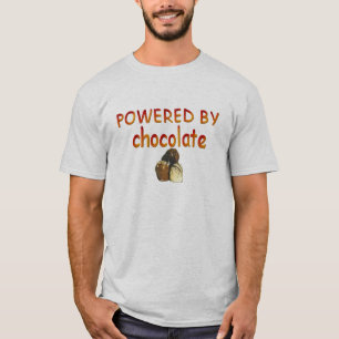 *Powered durch Schokolade T-Shirt