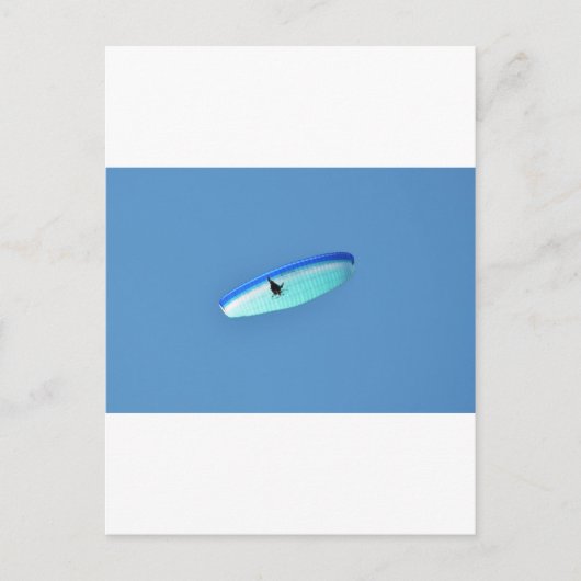 Powered Para Glider Postkarte (Vorderseite)
