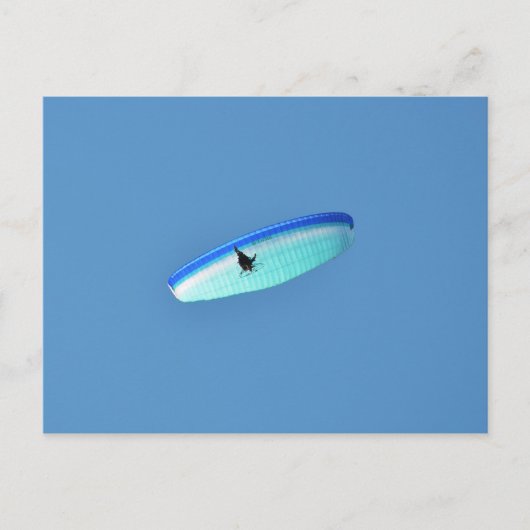 Powered Paraglider Postkarte (Vorderseite)