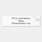 PoweredByFerrets Autoaufkleber (Vorne)