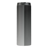 Powerful Black and Gray Ombre Thermosbecher (Rückseite)