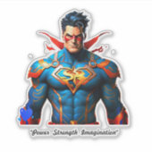 "Powerful Character Maker" Aufkleber (Vorderseite)