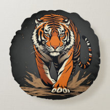 Powerful Charging Tiger