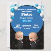 Powerful Chefinho Invitation - Party Birthday Einladung (Vorderseite)