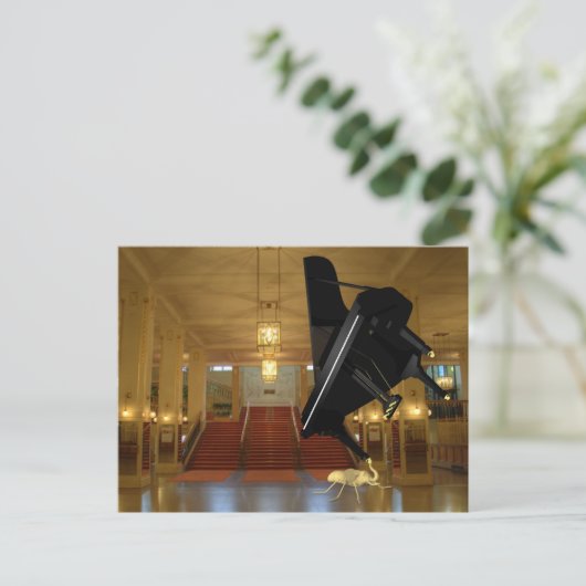 Powerful Eleph-Ant Postkarte (Stehend Vorderseite)