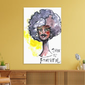 Powerful Jane Leinwanddruck (Insitu (Wohnzimmer))