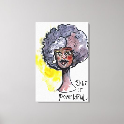 Powerful Jane Leinwanddruck (Vorderseite)