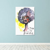 Powerful Jane Leinwanddruck (Insitu (Holzboden))