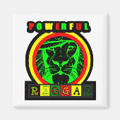 Powerful Reggae Magnet (Vorne)