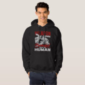 Powerful Than The Human Mind Aikido Karate Jiu Jit Hoodie (Vorne ganz)