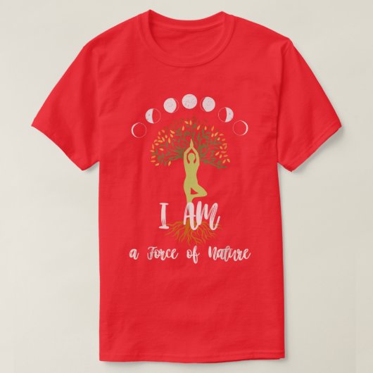 Powerful Womens Affirmation Inspirational Tree of  T-Shirt (Design vorne)