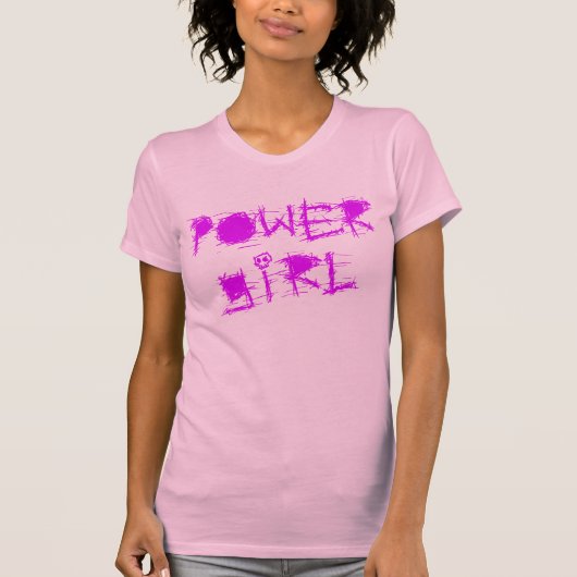 Powergirl T-Shirt (Vorderseite)