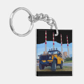 POWERHOUSE 2-seitige Acrylsäure-Schlüsselanhänger Schlüsselanhänger (Vorderseite links)