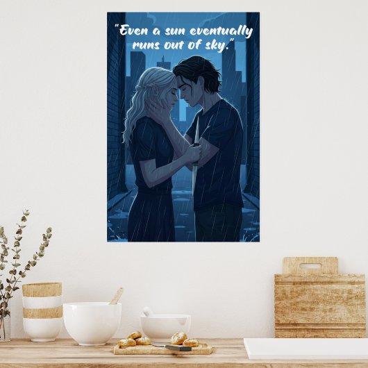 Powerless Book Quote Poster (Küche)