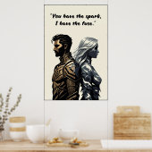 Powerless Book Quote Poster (Küche)