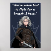 Powerless Book Quote Poster (Vorne)