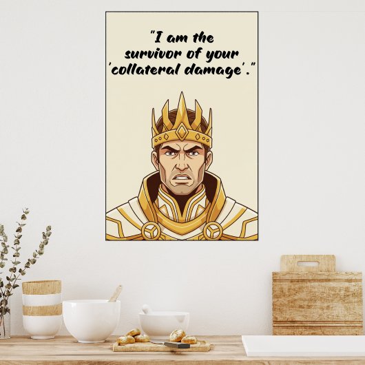 Powerless Book Quote Poster (Küche)