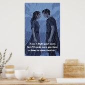 Powerless Book Quote Poster (Küche)