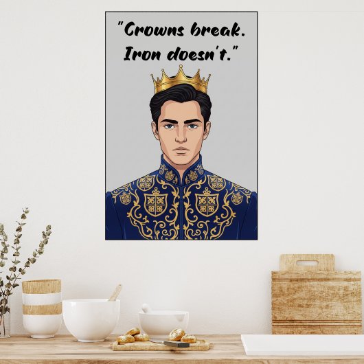 Powerless Book Quote Poster (Küche)