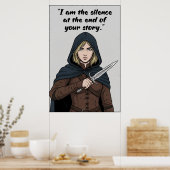 Powerless Book Quote Poster (Küche)