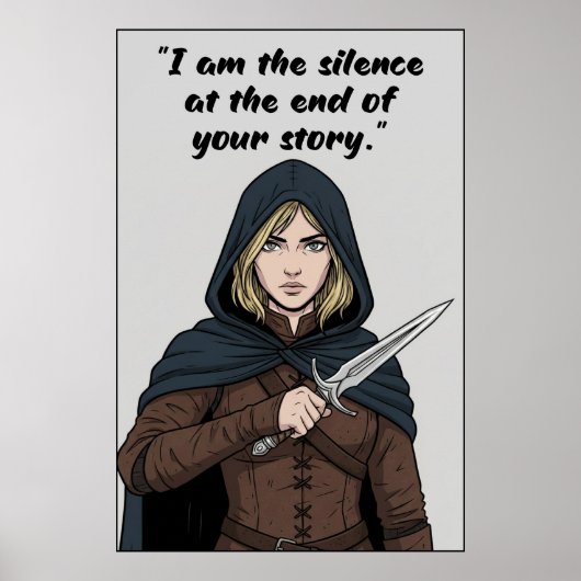 Powerless Book Quote Poster (Vorne)