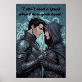 Powerless Book Quote Poster (Vorne)