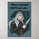 Powerless Book Quote Poster (Vorne)