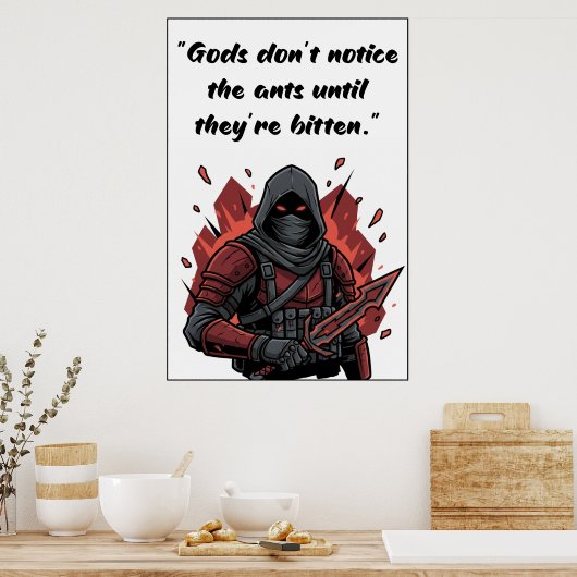 Powerless Book Quote Poster (Küche)