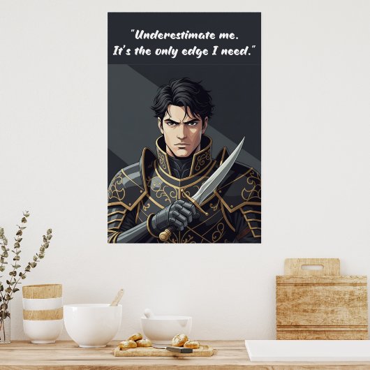 Powerless Book Quote Poster (Küche)