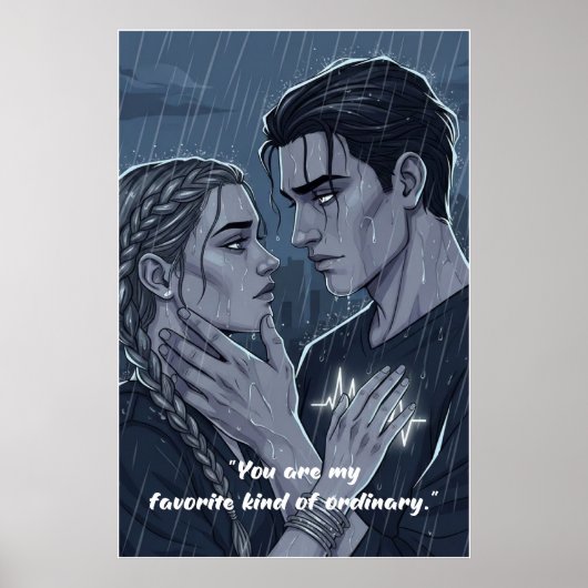 Powerless Book Quote Poster (Vorne)