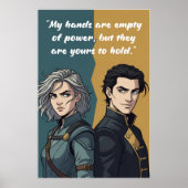 Powerless Book Quote Poster (Vorne)