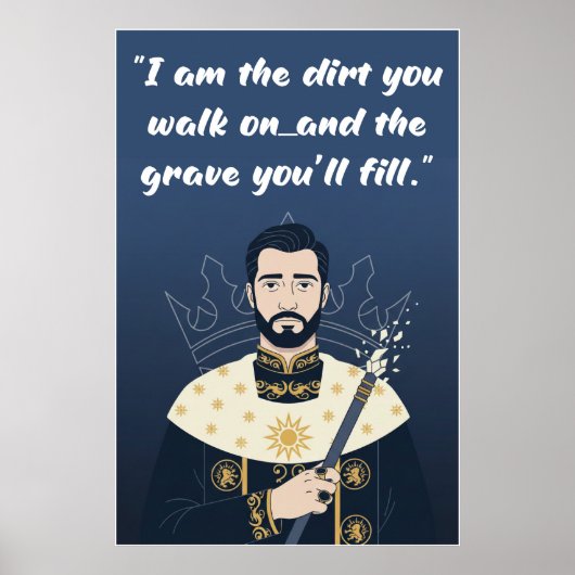 Powerless Book Quote Poster (Vorne)