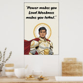 Powerless Book Quote Poster (Küche)