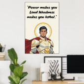 Powerless Book Quote Poster (Heimbüro)