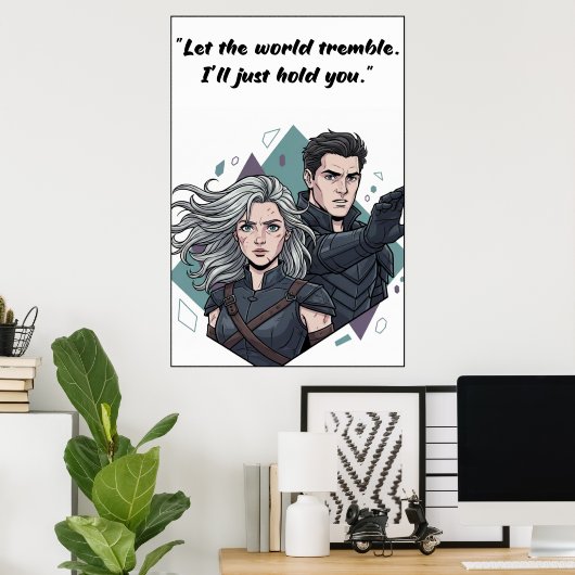 Powerless Quote Poster (Heimbüro)