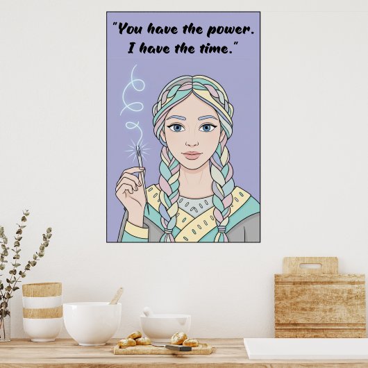 Powerless Quote Poster  (Küche)