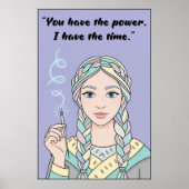 Powerless Quote Poster  (Vorne)