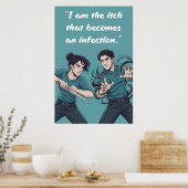 Powerless Quote Poster (Küche)