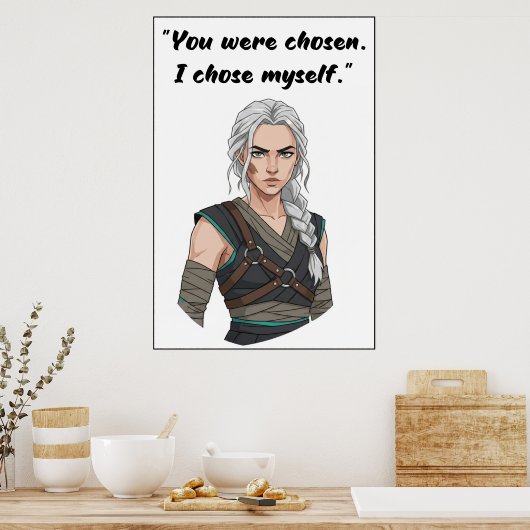 Powerless Quote Poster (Küche)