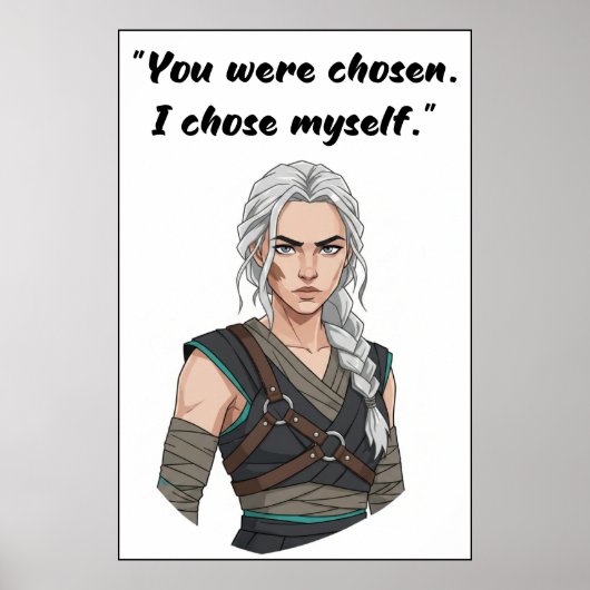 Powerless Quote Poster (Vorne)