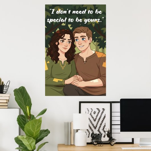 Powerless Quote Poster (Heimbüro)