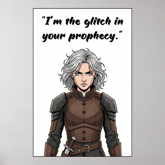 Powerless Quote Poster (Vorne)