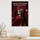 Powerless-Zitatposter Poster (Küche)