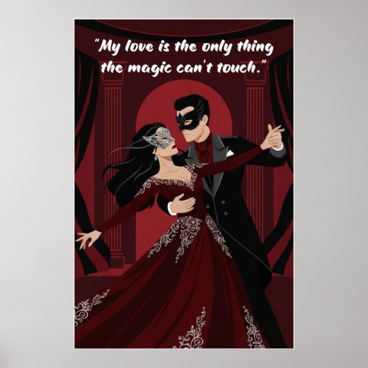 Powerless-Zitatposter Poster (Vorne)