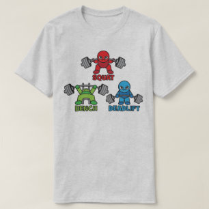 Powerlift Kawaii - Squat, Bench Press, Deadlift T-Shirt