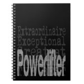Powerlifter Extraordinaire Notizblock (Vorderseite)