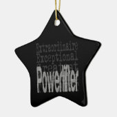 Powerlifter Extraordinator Keramik Ornament (Links)