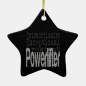 Powerlifter Extraordinator Keramik Ornament (Hinten)