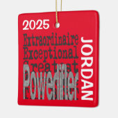 Powerlifter Extraordinator Keramikornament (Links)