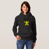 Powerlifting Deadlift Day Funny Saying Gym Barbell Hoodie (Vorne ganz)